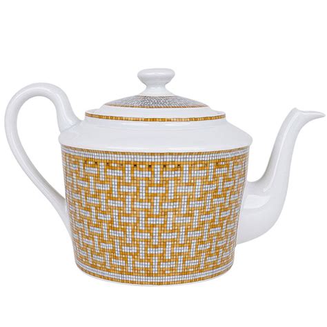 hermes mosaique pot h|hermes sauteed teapot.